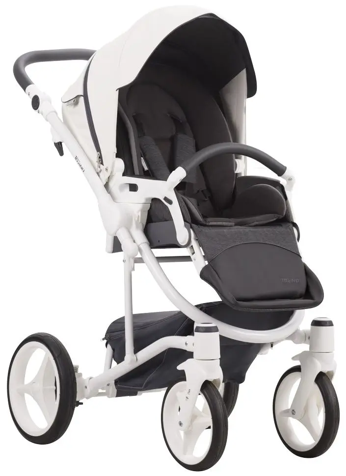 Carucior modular 2в1 Bebetto Torino 01 White Frame (White/Grey) - 4