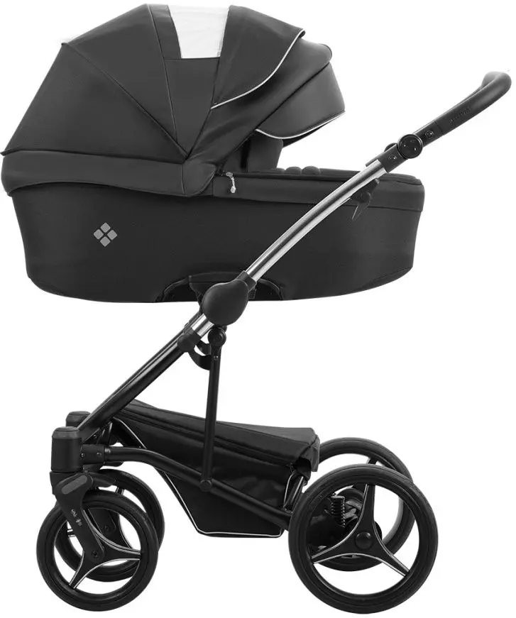 Carucior modular 2в1 Bebetto Torino 01 White Frame (White/Grey) - 7