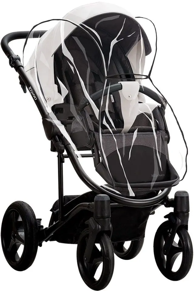 Carucior modularl 2in1 Bebetto Torino 04 Black Frame (Pink/Gray)