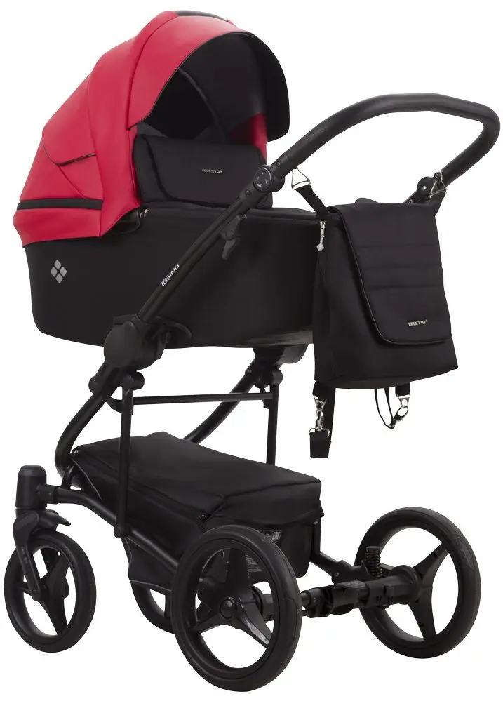 Carucior modular 2в1 Bebetto Torino 07 Black Frame (Red/Black) - 2