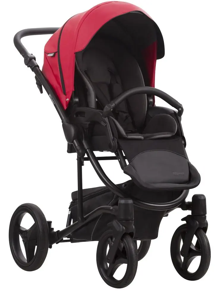 Carucior modular 2в1 Bebetto Torino 07 Black Frame (Red/Black) - 4