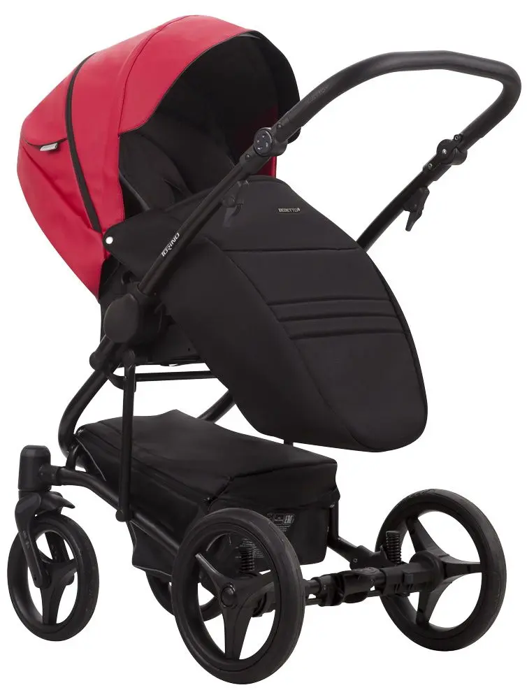 Carucior modular 2в1 Bebetto Torino 07 Black Frame (Red/Black) - 5