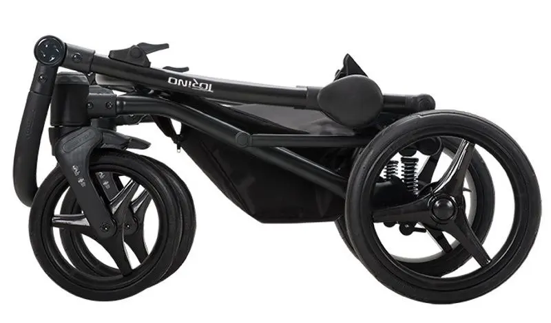 Carucior modular 2в1 Bebetto Torino 07 Black Frame (Red/Black) - 8