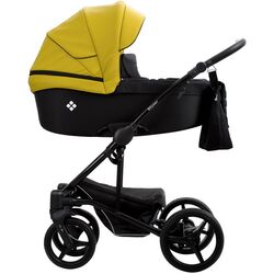 Carucior modular 2in1 Bebetto Torino 09 Black Frame (Black/Yellow) Thumb