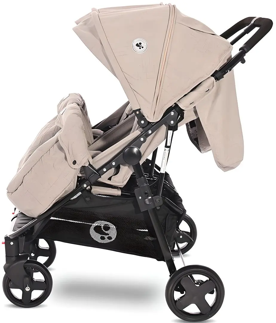 Carucior pentru gemeni Bertoni (Lorelli) Duo (Beige) - 3