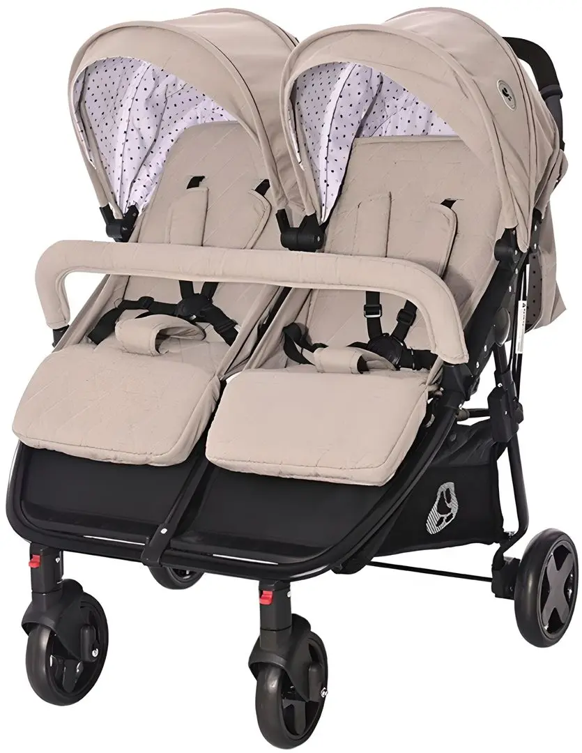 Carucior pentru gemeni Bertoni (Lorelli) Duo (Beige)