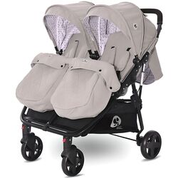Коляска для двойни Bertoni (Lorelli) Duo (Grey) Thumb