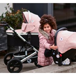 Коляска модульная 3в1 Bertoni (Lorelli) Boston (Comeo Rose Stars) Thumb
