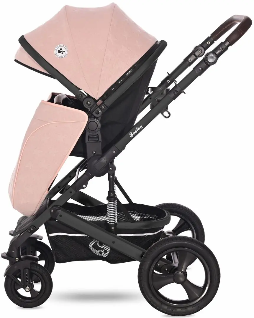 Коляска модульная 3в1 Bertoni (Lorelli) Boston (Comeo Rose Stars) - 7