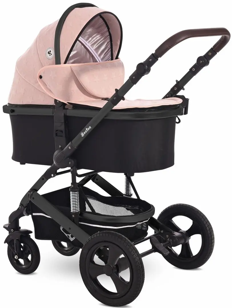 Коляска модульная 3в1 Bertoni (Lorelli) Boston (Comeo Rose Stars)