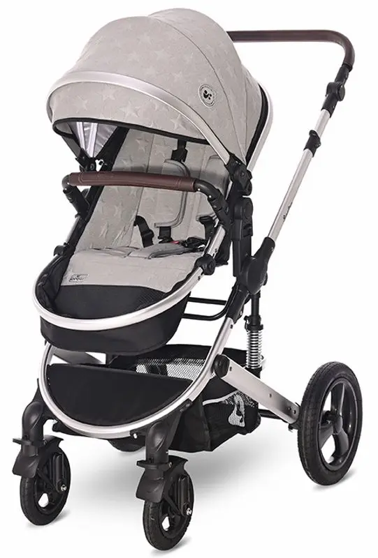 Carucior modular 3in1 Bertoni (Lorelli) Boston (Grey Stars) - 5