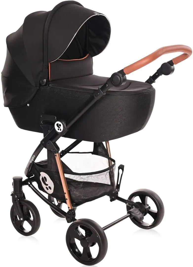 Коляска модульная 3в1 Bertoni (Lorelli) Crysta (Black Diamond)