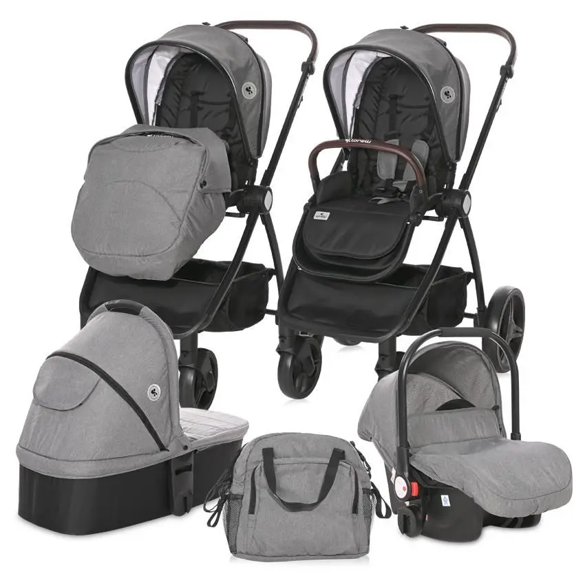 Carucior modular 3in1 Bertoni (Lorelli) Infinity (Glacier Grey) - 10