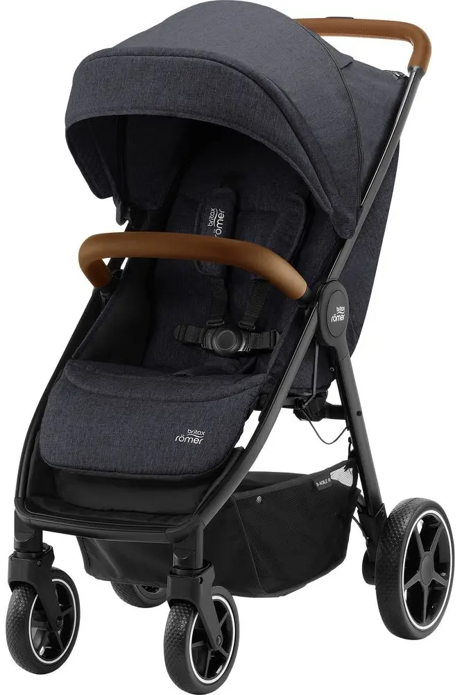 Коляска прогулочная Britax Romer B-AGILE R (Black Shadow/Brown)