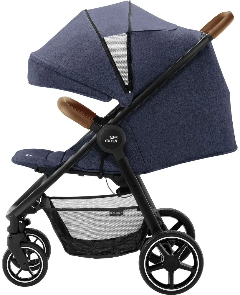Коляска прогулочная Britax B-Agile R (Navy Ink/Brown) - 3