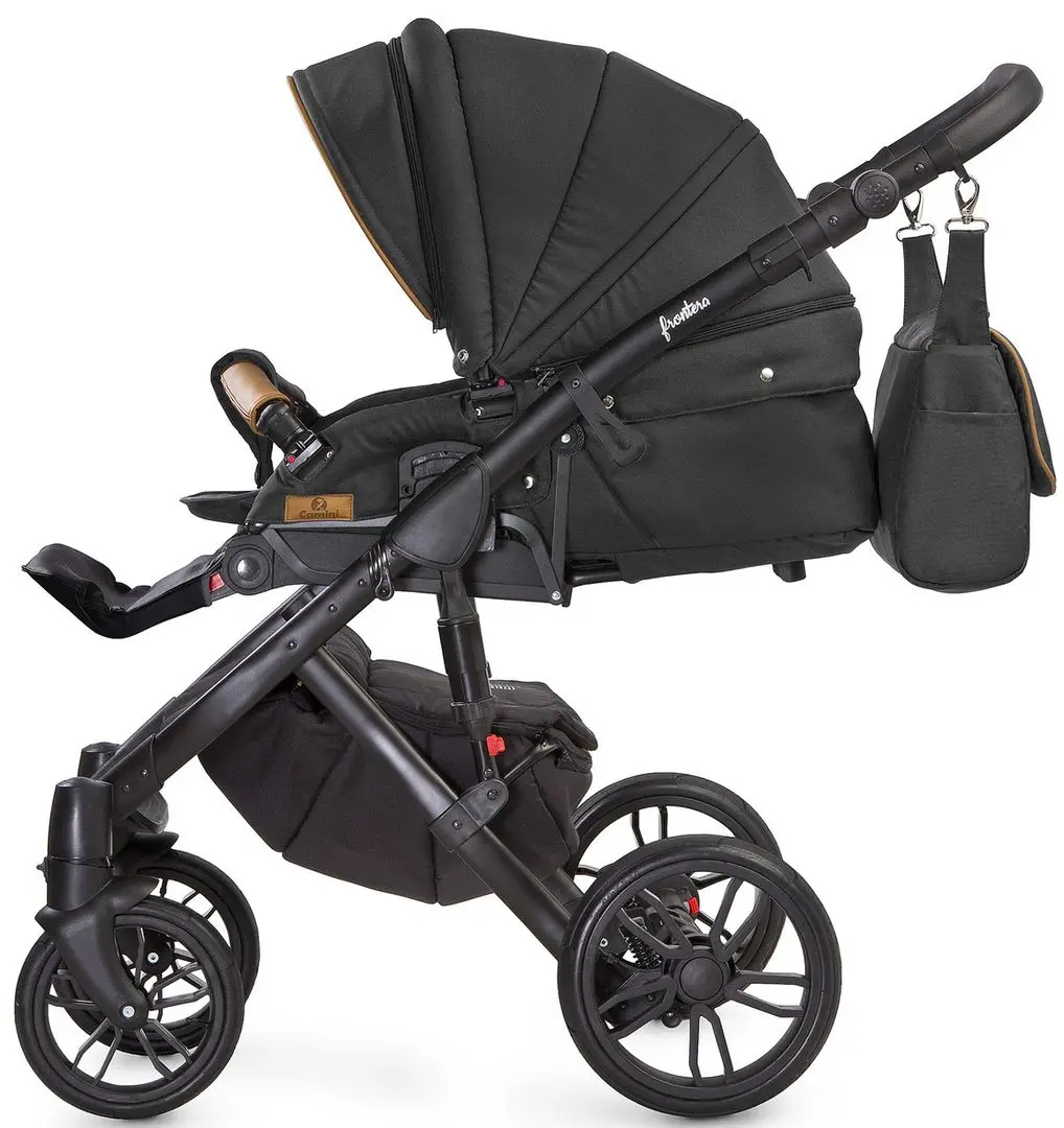 Carucior modular 2in1 Camini Frontera (Black) - 5