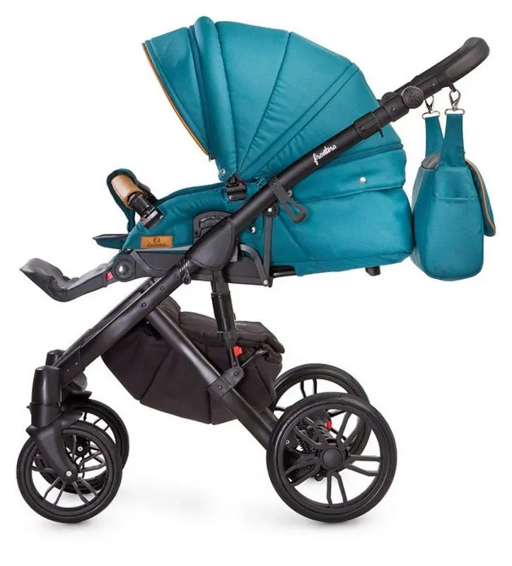 Carucior modular 2in1 Camini Frontera (Dark Turquoise) - 2