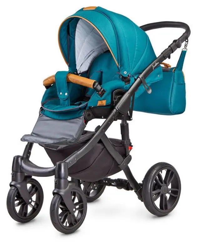 Carucior modular 2in1 Camini Frontera (Dark Turquoise) - 4