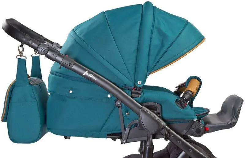 Carucior modular 2in1 Camini Frontera (Dark Turquoise) - 6