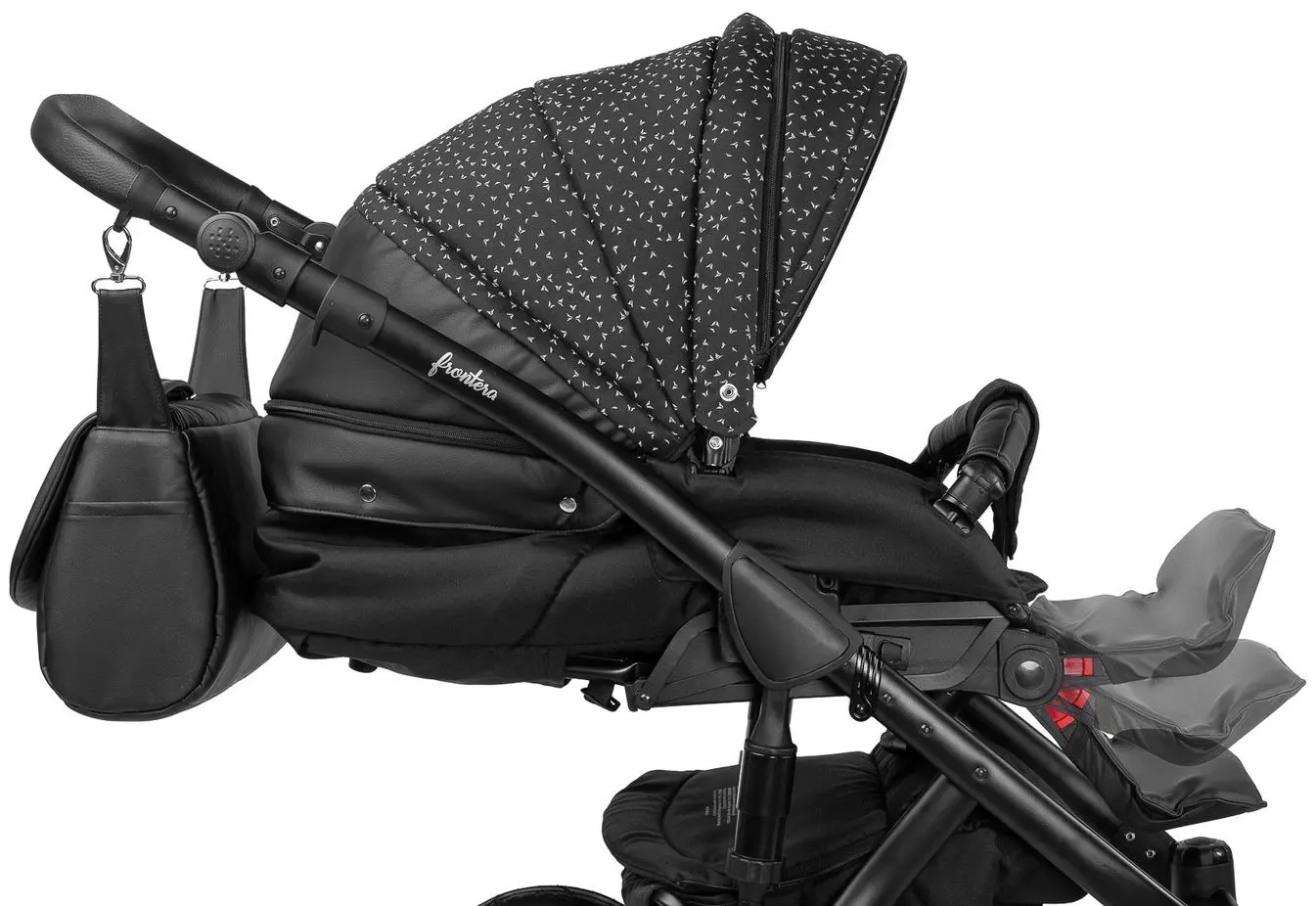 Carucior modular 2in1 Camini Frontera (Onyx) - 9