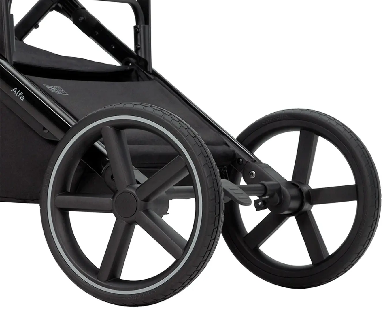 Carucior modular 2in1 Carrello Alfa (Rock Black) - 10