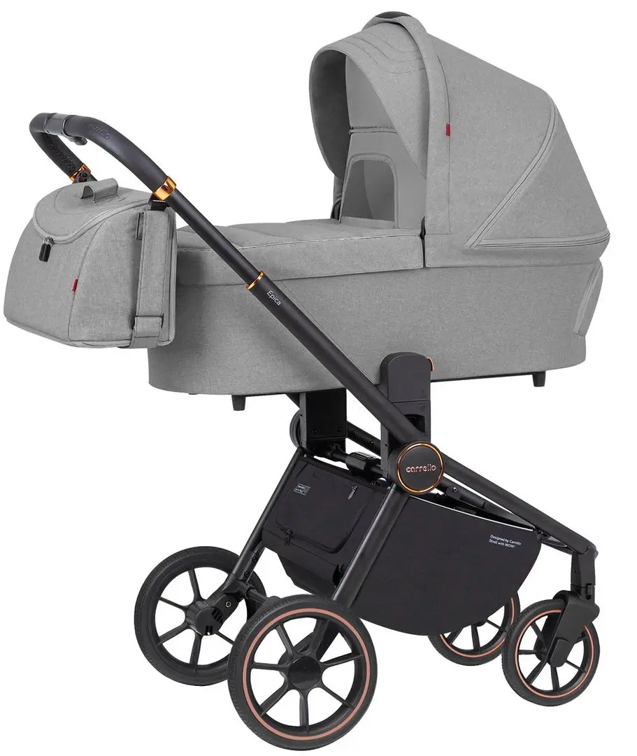 Carucior modular 2in1 Carrello Epica (Silver Grey)