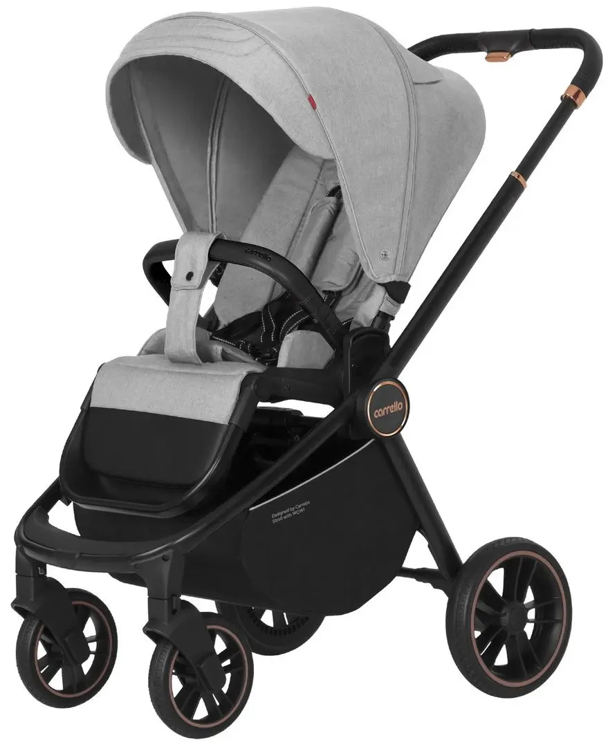 Carucior modular 2in1 Carrello Epica (Silver Grey) - 2