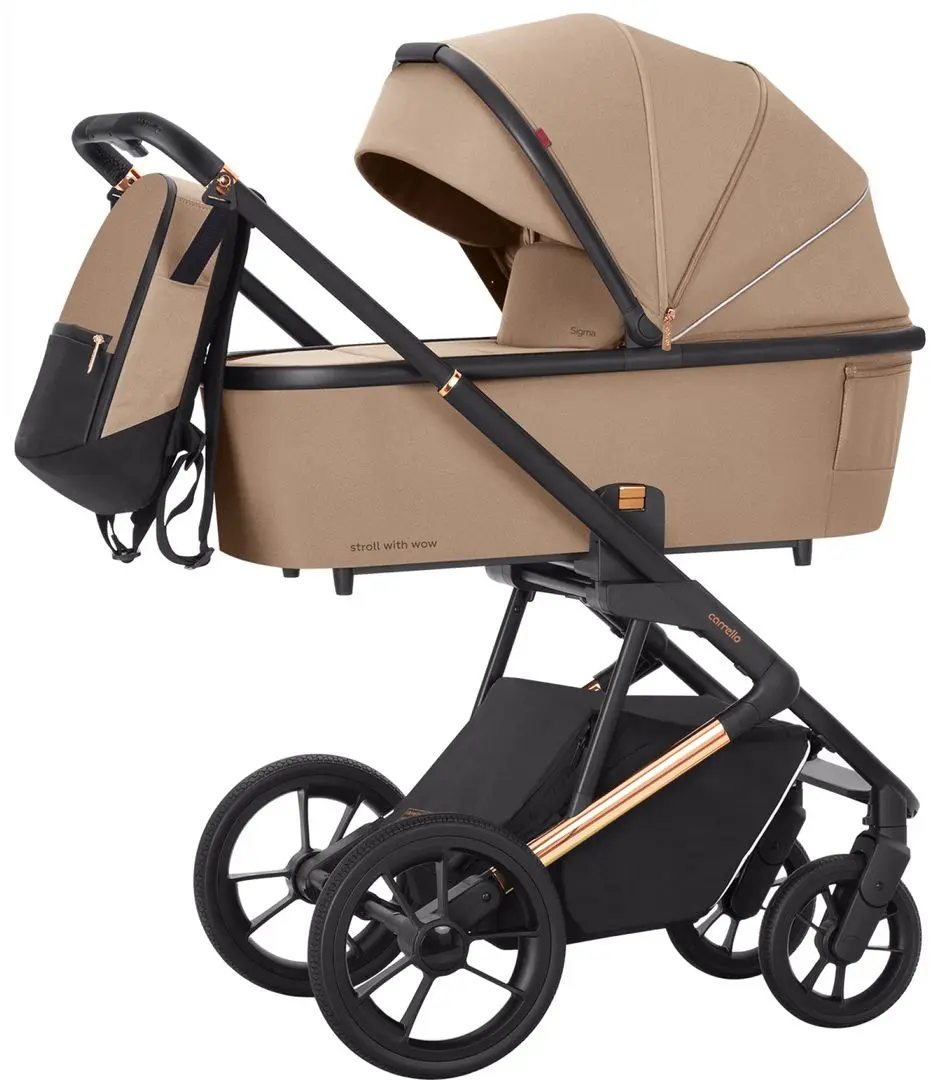 Carucior modular 2in1 Carrello Sigma CRL-6509 (Cream Beige) - 2