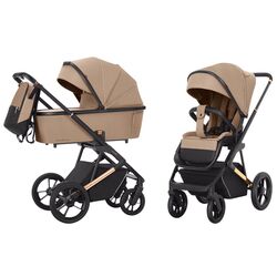 Carucior modular 2in1 Carrello Sigma CRL-6509 (Cream Beige) Thumb