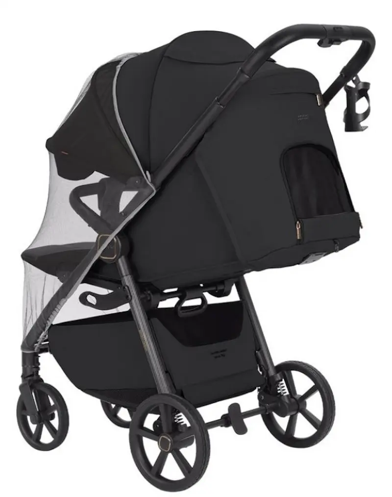 Carucior pentru plimbare Carrello Bravo Carbon 2025 (Deep Black)