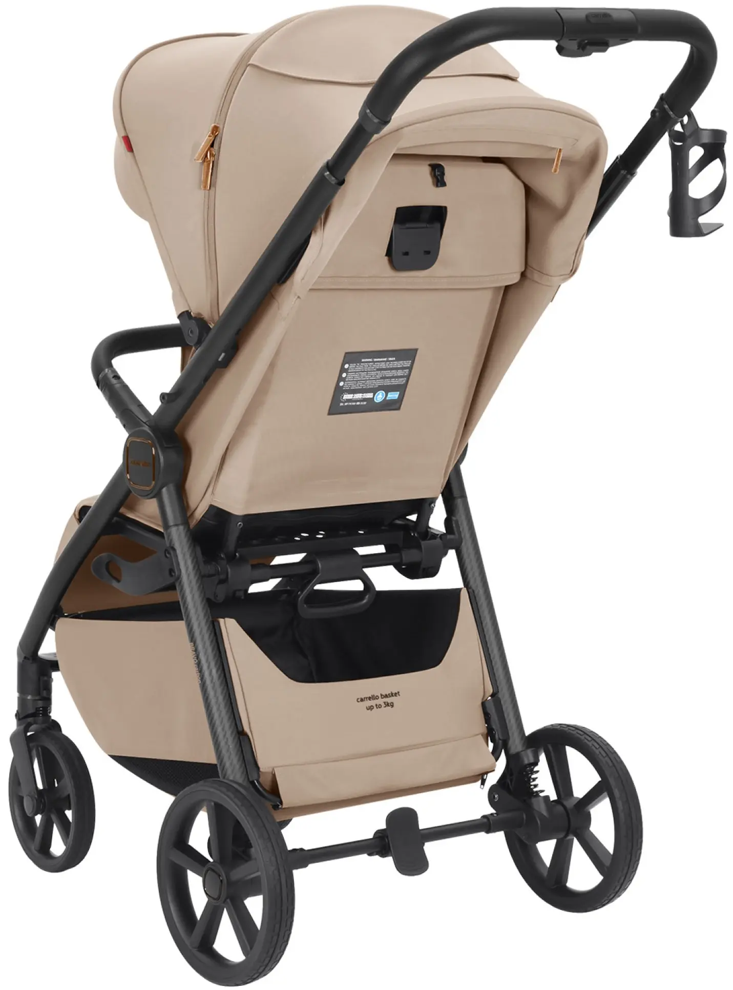 Carucior de plimbare Carrello Bravo Carbon (Frost Beige)