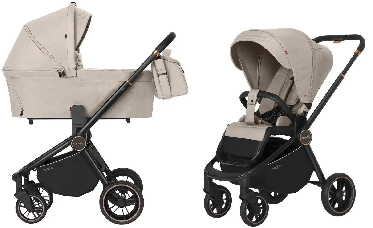 Carucior de plimbare Carrello Epica CRL-8510/1 (Almond Beige) - 3