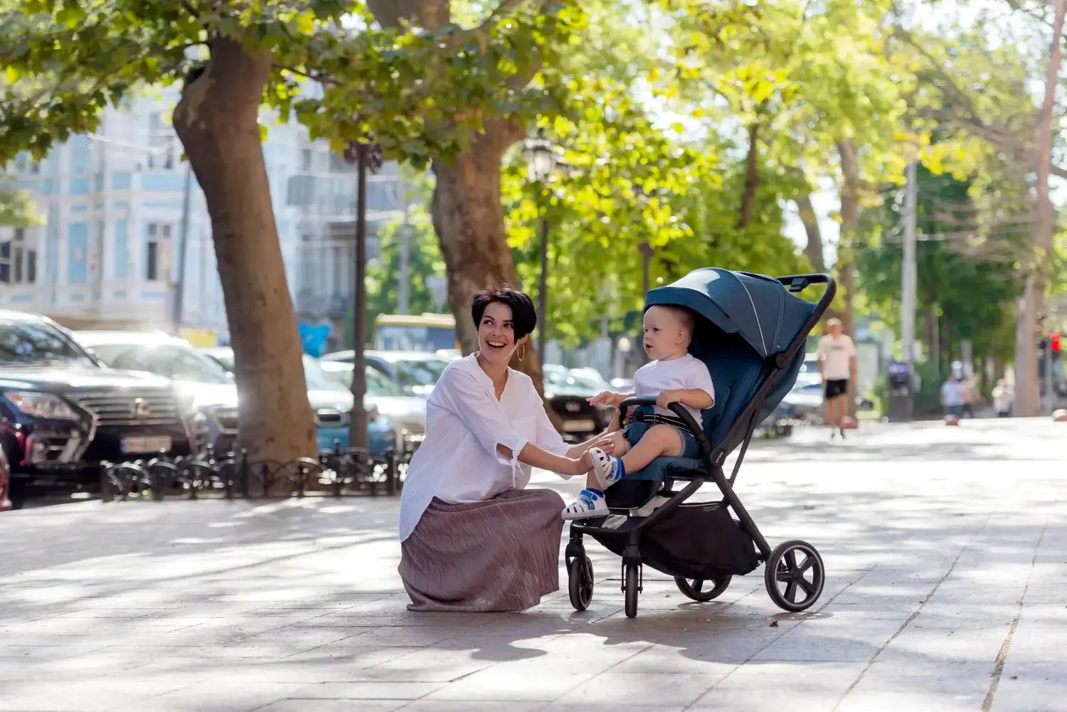 Carucior de plimbare Carrello Vento CRL-5516 (Mint Green/Black)