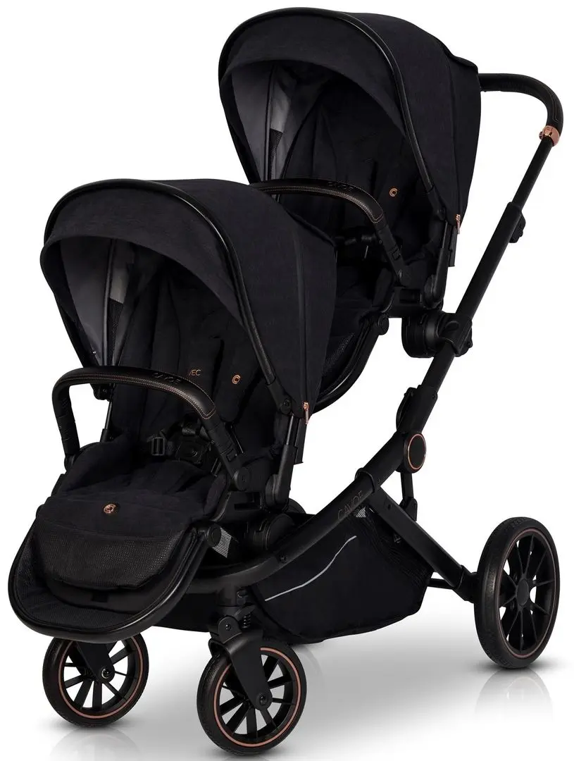 Коляска для двойни Cavoe Avec (Meteorite) - 2