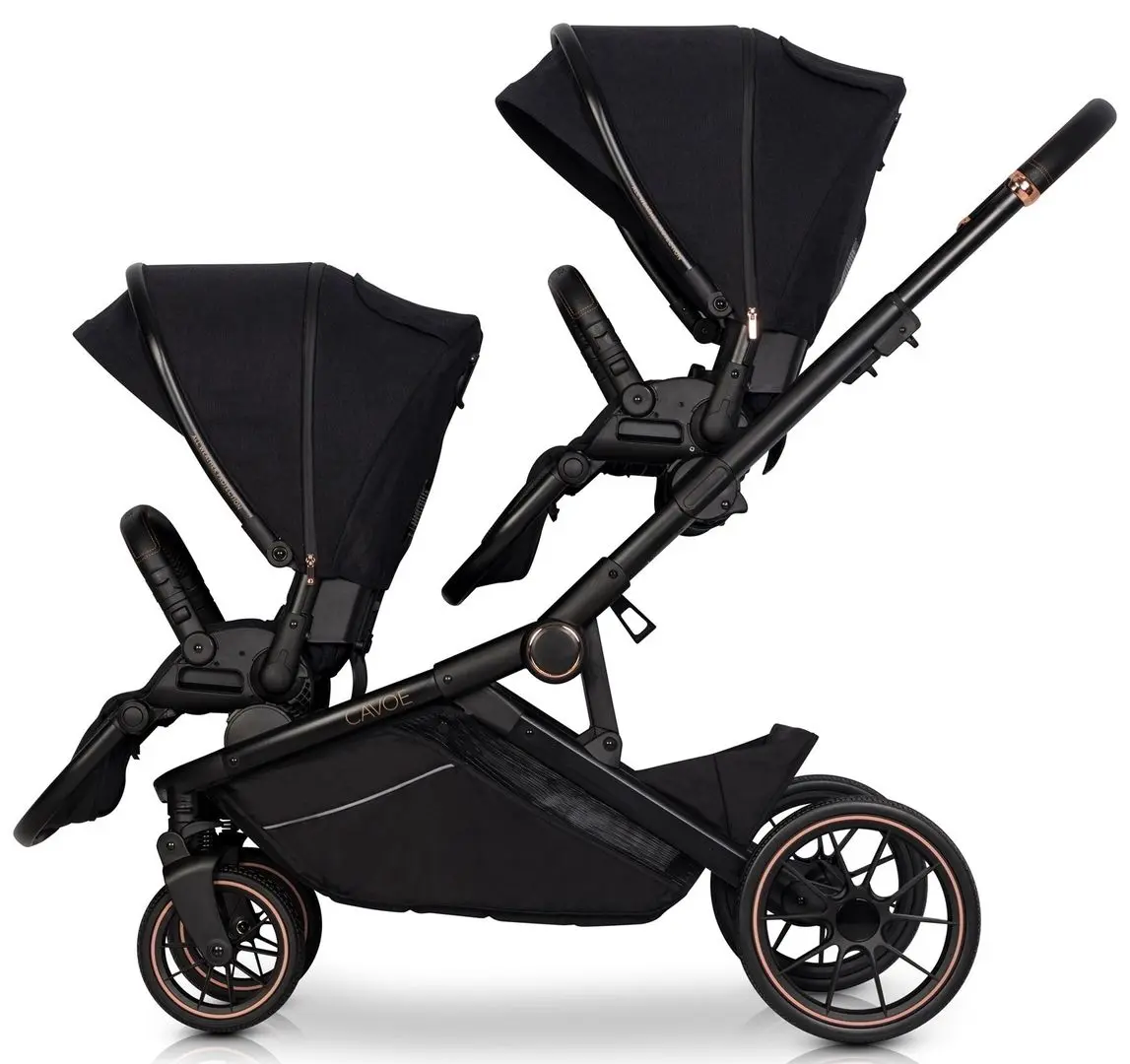 Коляска для двойни Cavoe Avec (Meteorite) - 5