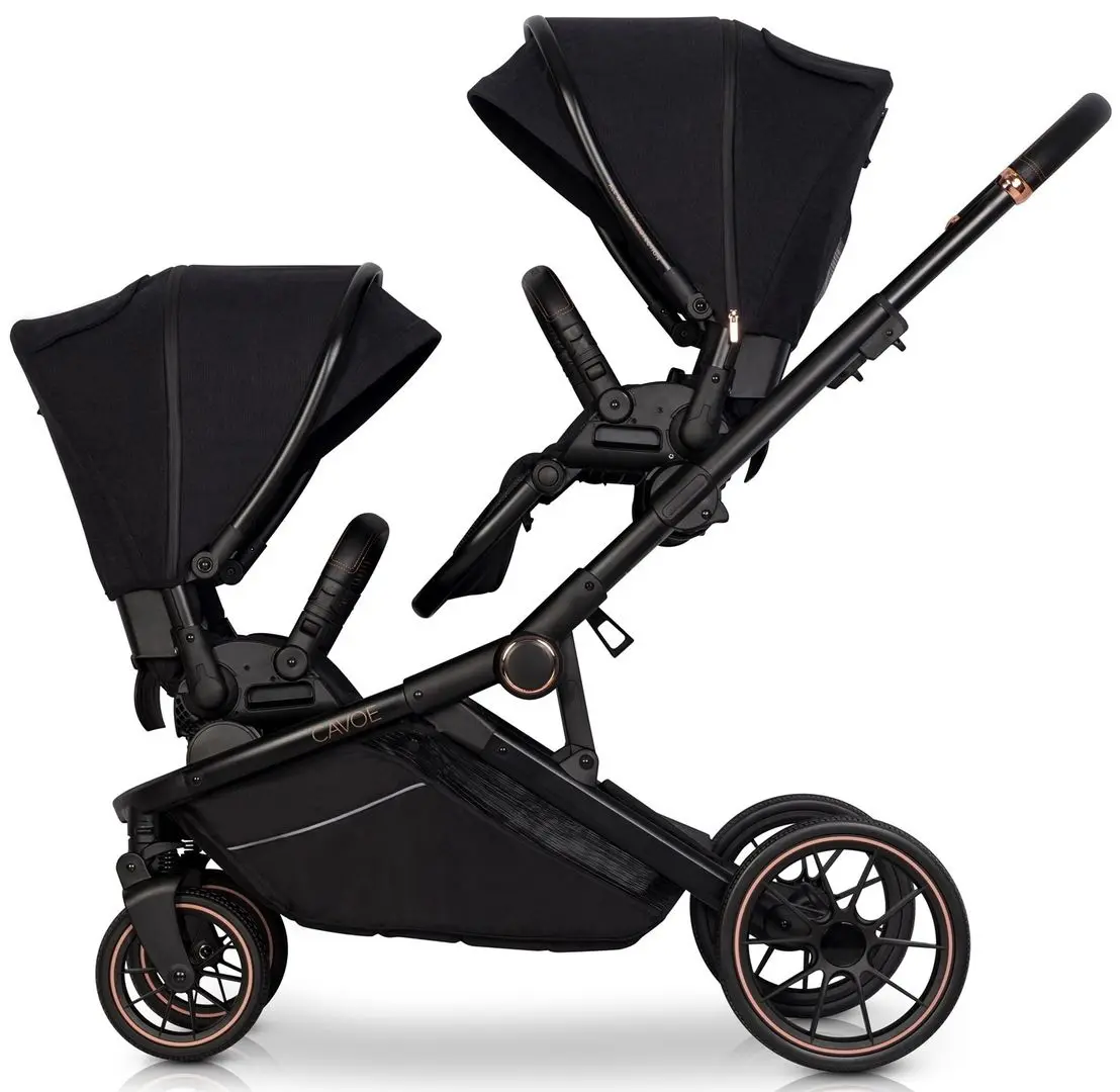 Коляска для двойни Cavoe Avec (Meteorite) - 7