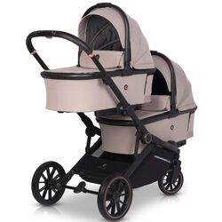 Carucior pentru gemeni Cavoe Avec (Taupe)