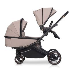 Carucior pentru gemeni Cavoe Avec (Taupe) Thumb