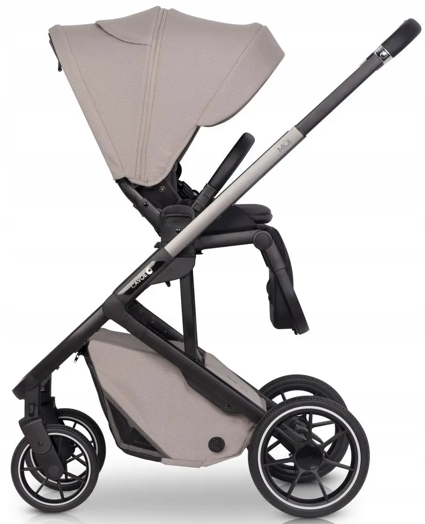 Коляска модульная 2в1 Cavoe MOI (Taupe) - 6