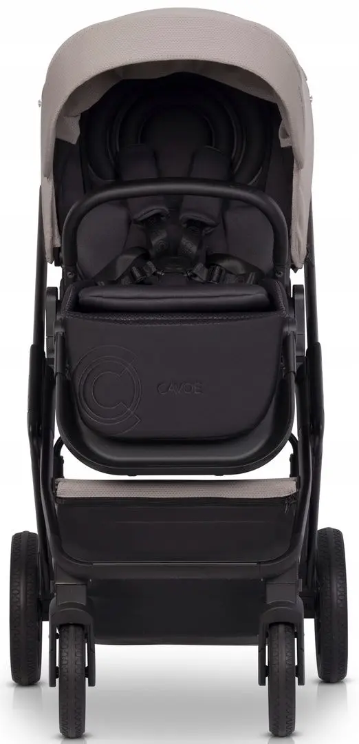 Коляска модульная 2в1 Cavoe MOI (Taupe) - 8