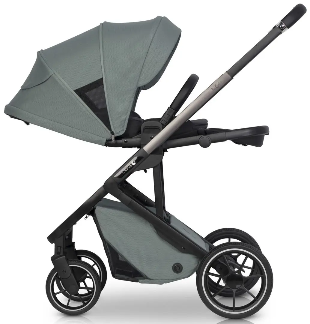 Коляска прогулочная Cavoe Moi (Boho Green) - 6