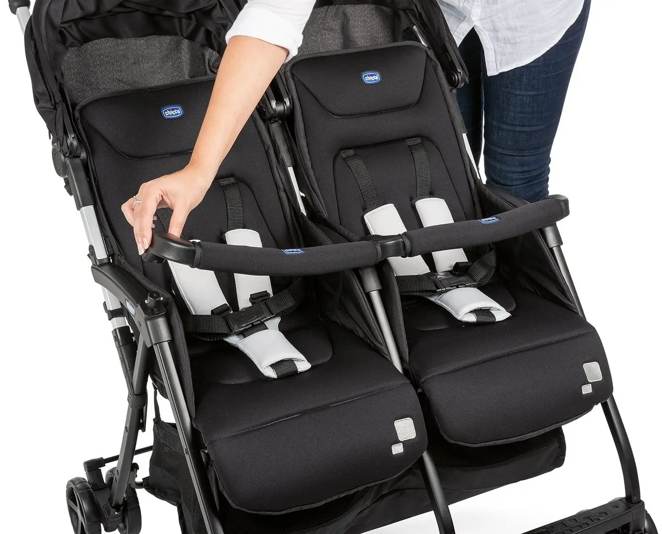 Carucior de plimbare Chicco Ohlala Twin (Black Night)