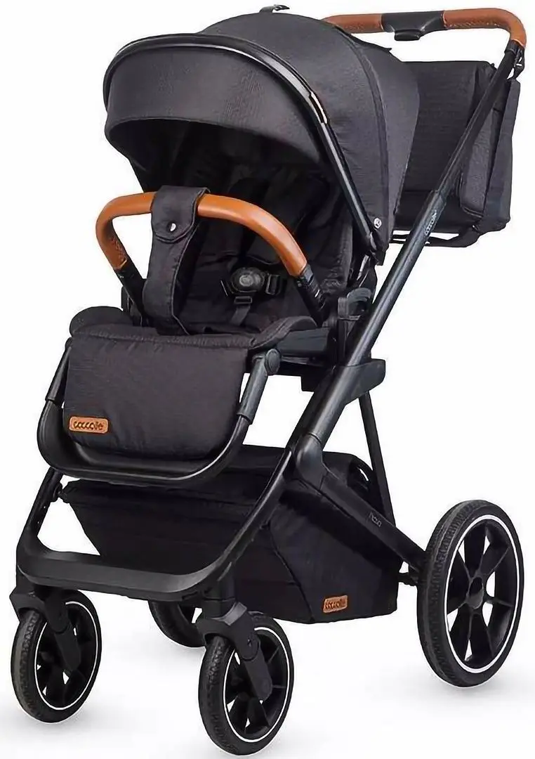 Коляска модульная 2в1 Coccolle Nessia (Diamond Black) - 3