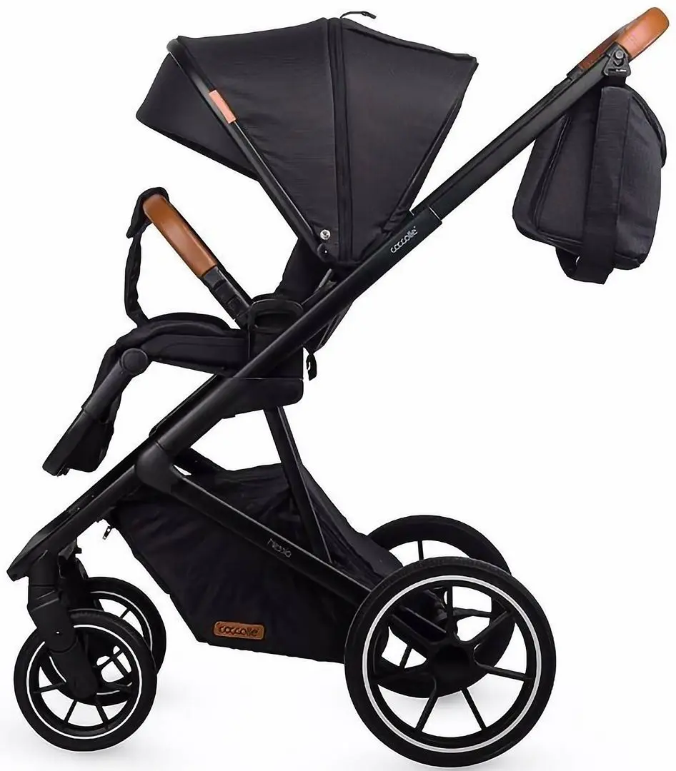 Коляска модульная 2в1 Coccolle Nessia (Diamond Black) - 4