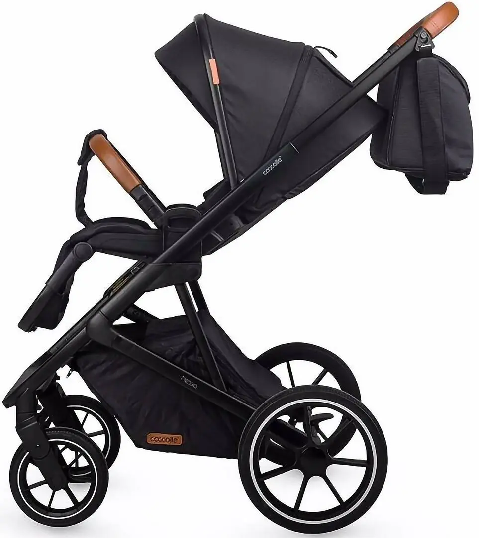 Коляска модульная 2в1 Coccolle Nessia (Diamond Black) - 6