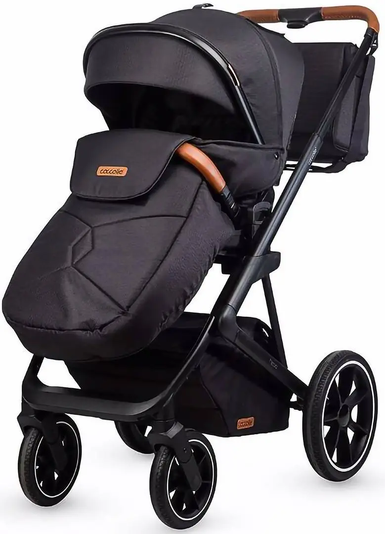 Коляска модульная 2в1 Coccolle Nessia (Diamond Black) - 8
