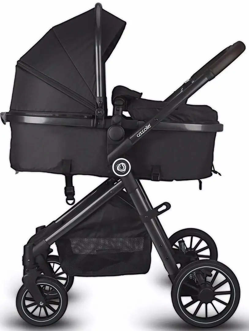 Коляска модульная 3в1 Coccolle Ago (Diamond Black) - 3