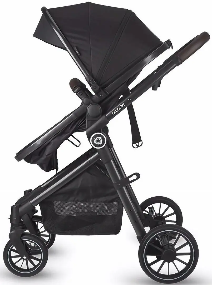 Коляска модульная 3в1 Coccolle Ago (Diamond Black) - 4