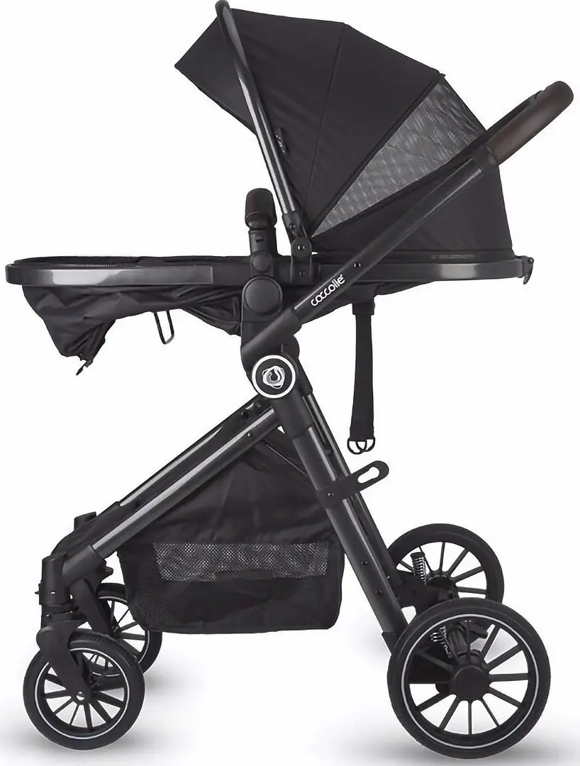 Коляска модульная 3в1 Coccolle Ago (Diamond Black) - 5