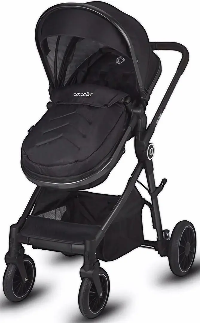 Коляска модульная 3в1 Coccolle Ago (Diamond Black) - 8